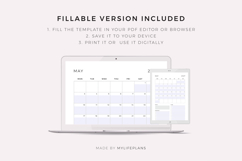 2027 Monthly Planner, Printable &amp; Fillable PDF, A4/Letter Product Image 8