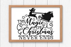 The Magic Of Christmas Never Ends Svg, . Product Image 9