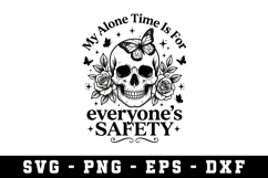 My Alone Time Svg|Sarcastic SVG Cut files |Cricut Product Image 1