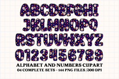 Day of The Dead PNG Alphabet, day of the dead letters doodle Product Image 2