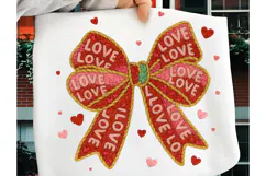 Valentine's Day Coquette Bow PNG, Valentine PNG, Xoxo PNG Product Image 7