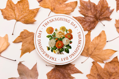 Golden Bloom - Classic Autumn Florals Clipart Bundle Product Image 8