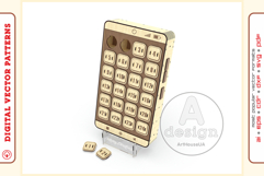 Advent calendar v50 - laser cut file - Glowforge ready file Product Image 8