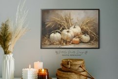 Fall Wall Decor Printable Pumpkin Still Life Painting Product Image 5