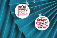 Valentine Keychain svg bundle, Valentines Day Keychain SVG Product Image 7