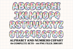 Valentine Alphabet Clip Art, valentines day letters doodle Product Image 2