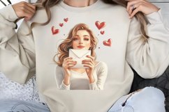 Valentine Love Letters Clipart PNG Product Image 1