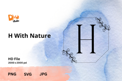With Nature Monogram Product Image 1