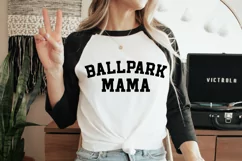 Ballpark Mama SVG, Baseball Mom SVG, Baseball Life SVG Product Image 3