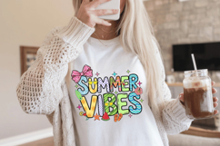 Summer Vibes PNG sublimation |Beach &amp; Summer PNG T-Shirt Product Image 2