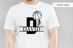 Basketball Monogram SVG Bundle 26 Letters Product Image 8