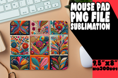 UNIQUE desk PAD PNG Inspiration, Patchwork Product Image 1