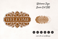 Welcome Sign Lasercut Product Image 1