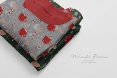 Christmas Patterns Santa Winter Print Digital Paper JPEG Product Image 8