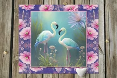 Flamingo | 14 straight skinny tumbler Sublimation designs Product Image 8