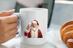 santa claus clipart, christmas clipart sublimation Product Image 2