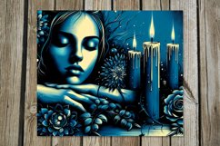 Girl in purple | 8 modern skinny tumbler Sublimation designs Product Image 8