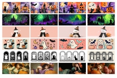 Mega Halloween Mug Bundle, Halloween Bundle, Mug Designs Product Image 8