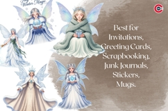 Frostlight Winter Fairy Transparent PNG Bundle Product Image 8