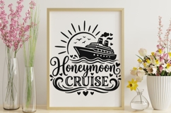 Honeymoon Cruise Svg, Wedding Cruise Svg, Cruise Ship Svg. Product Image 9
