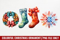 Colorful Christmas Collection Clipart Product Image 1
