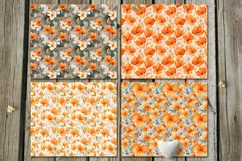 Watercolor Flowers | Sublimation skinny tumbler designs, JPG Product Image 8