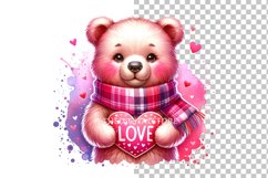 Valentine Clipart | Watercolor Clipart | Sublimation Product Image 8