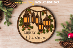 Christmas Signs Bundle SVG laser cut files for Glowforge Product Image 8
