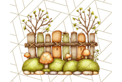 Fall Fairy House Clipart PNG, Autumn Homes and Decor Product Image 4