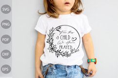 For This Child We Have Prayed SVG Cutting File Product Image 1