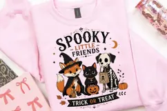 Spooky Little Friends Trick Or Treat PNG Sublimation Design Product Image 5