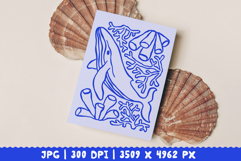 Coastal Ocean Prints | Whimsical Hand Drawn Sea Wall Art Product Image 3