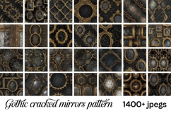 Gothic Digital Papers &amp; Cliparts Mega Bundle |Mystic vintage Product Image 10