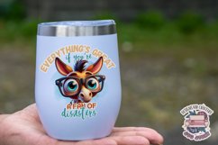 Funny Sarcasm Sublimation design PNG Quote Animal Product Image 4