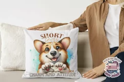Dogs Sublimation design Funny Quote Corgi Doggy PNG Product Image 2