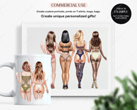 Boudoir Lingerie Clipart Portrait Creator Product Image 7