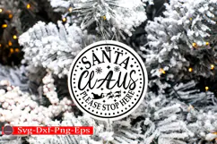Christmas Round sign Svg holiday quotes Svg design Christmas Product Image 2