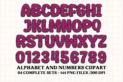 Halloween Alphabet png clipart, halloween letters doodle Product Image 2