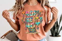 Tropic Like It's Hot PNG, Retro Summer Boombox Sublimation Product Image 8