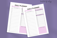 Productivity Daily Planner Template Editable Canva Daily Product Image 2
