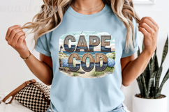 Cape Cod PNG, Vintage Massachusetts Coastal Sublimation Product Image 8