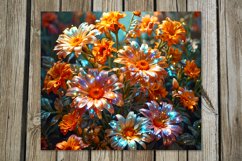 Glitter Flowers | shining tumbler Sublimation design bundle Product Image 8