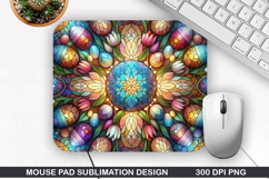 Easter Eggs Mouse Pad Sublimation, Easter Mouse Pad PNG Product Image 1