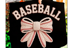 Baseball PNG, Faux Yarn Ball PNG, Baseball Mama PNG, Product Image 1
