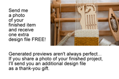 Embroidery floss organizer precut file, 42 holes design cros Product Image 7