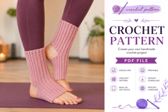 Crochet Yoga Socks Pattern PDF Product Image 3