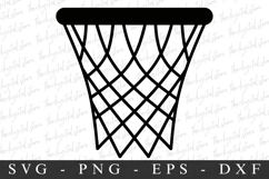 Basketball Net SVG | SVG Cut files | Cricut Product Image 1