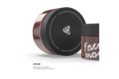 Amber Glass Jars - PSD Mockup Product Image 7