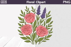 Floral Clipart Bundle | Flowers Bouquets Sublimation Product Image 9