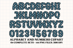 Ocean Nautical png alphabet, ocean nautical letters doodle Product Image 2